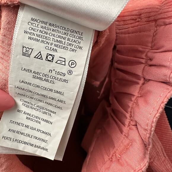 Polo Ralph Lauren Girls 12 Desert Rose Corduroy Shorts w/ Tie Belt Preppy - Picture 7 of 12